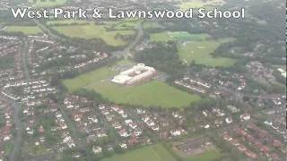 Leeds Aerial Views Rothwell to Cookridge  August 2011 [upl. by Ayot]