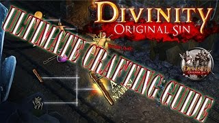 BEST Crafting GUIDE  Divinity Original Sin  TenebriumToolsArmorWeapons  GuideTipsRecipes [upl. by Tina]