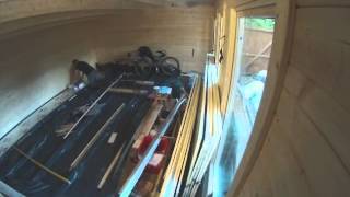 Dunster house Cabin build time lapse [upl. by Eanahs]