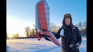 Punkair RC Hang glider Modifiedfirst flight test [upl. by Neumeyer]