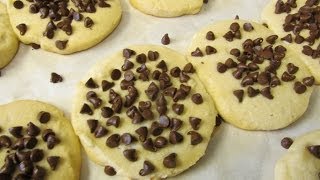 Chocolate chip shortbread cookie recipe [upl. by Klos]