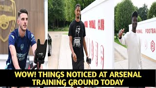 UNBELIEVABLE THINGS NOTICED AT ARSENAL TRAINING GROUND THIS MORNING [upl. by Hereld]