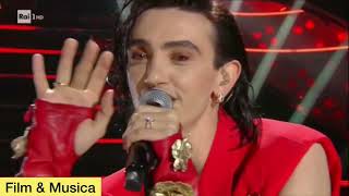 Michele Bravi  Sanremo 2022  Inverno dei fiori  live video completo [upl. by Gerc]