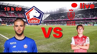 LIVE FOOT  REIMS VS LILLE  LIGUE 1 22 ème JOURNER ET GROSSE AMBIANCE POUR CETTE PREMIERE JOURNER [upl. by Olegnaid]