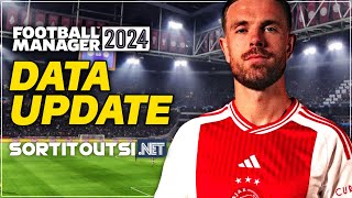 PLAY the January Transfer Update on FM24 TODAY  Football Manager Data Update Installation Tutorial [upl. by Eilahs]