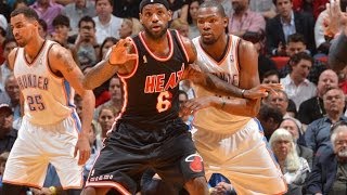 Kevin Durant and LeBron James Combine for 14 Points in 2 Minutes [upl. by Niu]