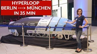 1200 kmh quotZugquot  Hyperloop von Elon Musk [upl. by Keiryt]