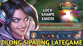 EUDORA LOCK ZILONG SIPALING LATEGAME SAMPE NAIK DARAH BUILD EUDORA TERSAKIT 2024 MOBILE LEGENDS [upl. by Anderson]