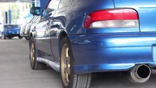 Apexi GT Spec Cat Back Exhaust sound Subaru Impreza GC8 typeR [upl. by Alset]