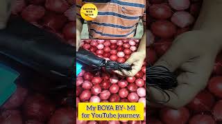 Unboxing my new BOYA BYM1 Microphone for YouTube journey [upl. by Sheaff]