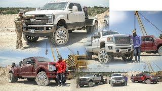 HOW WEST TEXAS USES SHOW TRUCKS FOR PIPELINE WELDING LIFTED 2019 F350S ON 26quot AMERICAN FORCE WHEELS [upl. by Burke381]