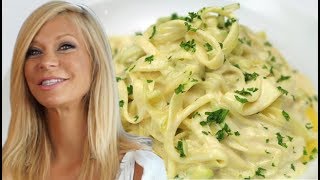 Healthy Pasta Alfredo amp Ravioli from Raw Plants No Wheat Dairy Gluten or even Cooking [upl. by Lek868]