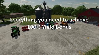 Maximizing Harvests Achieve 100 Yield Bonus with Farmer Jims Ultimate Farming Simulator 22 Guide [upl. by Idnil]