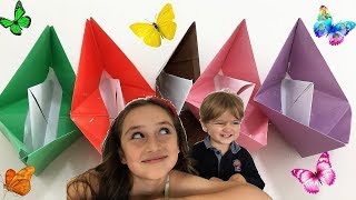 Kağıttan Gemi Nasıl Yapılır Okul Öncesi Etkinlik  Origami Gemi Nasıl Yapılır [upl. by Seana591]