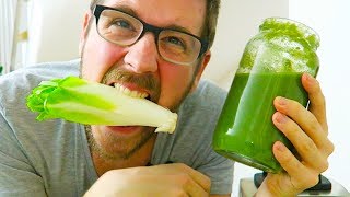 ICH TRINKE VOGERLSALAT ApfelBirnenSmoothie mit Feldsalat – Lecker Lecker 70 [upl. by Hirst]