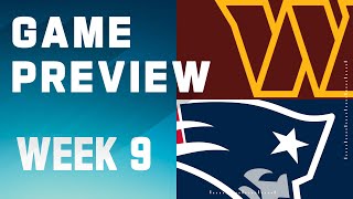 Washington Commanders vs New England Patriots  2023 Week 9 Game Preview [upl. by Dwyer]