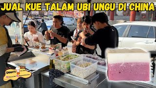 PERTAMA KALI COBA JUAL KUE TALAM UNGU DI CHINA PADUAN WANGI SANTAN  UBI UNGUNYA MANTAP LUDES🥹 [upl. by Malynda]