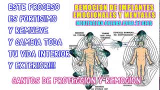 REMOCION DE IMPLANTES MENTALES Y EMOCIONALES CANTOS Y PRACTICA [upl. by Edla]