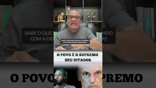 O POVO É O SUPREMO SEU DITADOR foraluladrao bolsonaro forastf patriotas fazoelon viralshort [upl. by Riehl312]