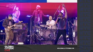 Coldplay and BTS Share New Song quotMy Universequot  Global Citizen Live [upl. by Rossuck]