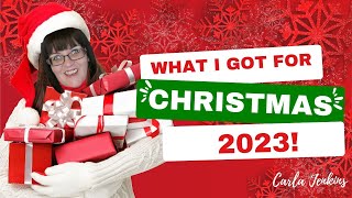 WHAT I GOT FOR CHRISTMAS 2023  CARLA JENKINS [upl. by Collis]