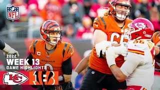 Kansas City Chiefs vs Cincinnati Bengals  2022 Week 13 Game Highlights [upl. by Ettenej592]