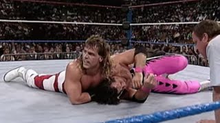 Bret Hart vs Shawn Michaels from WWE Survivor Series 112592 [upl. by Llenahs]