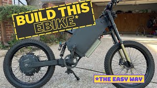 This Might Be The Best Way to Build a Stealth Bomber Ebike [upl. by Nyladnor]