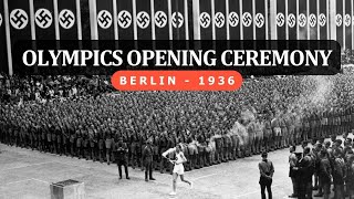 Olympics Opening Ceremony in Berlin 1936 Highlights berlin 1936 olympics olympiad germany [upl. by Stasny]