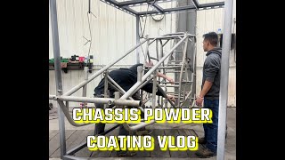 Chassis Powder Coating Vlog With Team Enterprises [upl. by Anirtal]