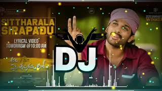 Sittarala Sirapadu Dj Song 2020 Road Show Mix Ala Vaikuntapuram lo  Dj Sandeep Warangar [upl. by Parrnell594]