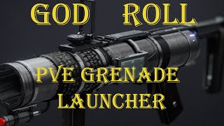 Destiny 2 DEAFENING WHISPER GOD ROLL PVE GRENADE LAUNCHER New Season of the Hunt Weapon [upl. by Sylirama]