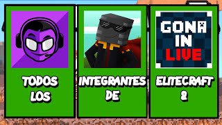 Todos los integrantes de ELITECRAFT 2 Canales de YouTube  BranData [upl. by Miharbi241]