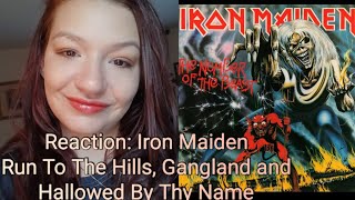 Reaction Iron Maiden Run To The HillsGanglandHallowed Be Thy Name [upl. by Lawley]