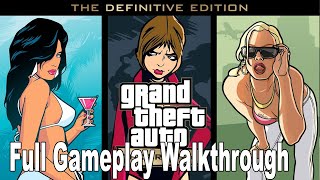 Grand Theft Auto The Trilogy The Definitive Edition  Full Gameplay Walkthrough HD 1080P [upl. by Florrie]