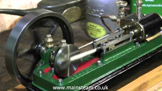 VINTAGE STUART S50 MODEL STEAM ENGINE RUNNING IN THE WORKSHOP [upl. by Ater]