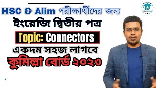 Sentence Connectors Comilla Board 2023  HSC English Second Paper [upl. by Devol]