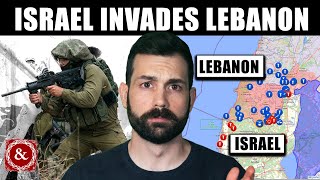 Israel Invades Lebanon and is hit by Irans Missile Attack [upl. by Anyr375]