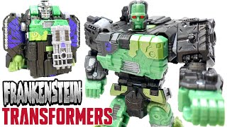 Transformers X Frankenstein Crossover FRANKENTRON Universal Monsters Review [upl. by Landahl249]