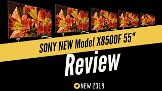 Review  Sony Bravia X8500F  NEW Model 55INCH 4K Ultra HD LED TV Bengali [upl. by Ielarol640]