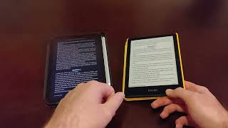 iPad Mini 6th Gen vs Amazon Kindle Paperwhite  Reading Experience [upl. by Bartie]