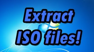 How to extract ISO files Using WinRar [upl. by Allmon]