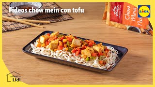 Fideos chow mein con tofu 🍜🥢  Recetas Asiáticas  Lidl España [upl. by Eatnoid763]