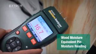 Extech® Wireless Moisture Meter [upl. by Leonerd]