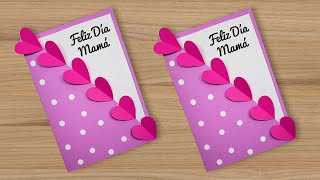 💜💜TARJETA HECHA A MANO PARA EL DÍA DE LA MUJERMADRE 😍 Especial día de la madre😍 Womens Day Card 💜 [upl. by Tini]