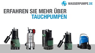 Tauchpumpe  Wasserpumpede  Produktpräsentation [upl. by Redmer]