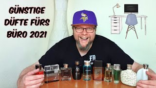 TOP 10 GÜNSTIGE DÜFTE FÜRS BÜRO 2021  Fragrance Dawg [upl. by Dnalrag]