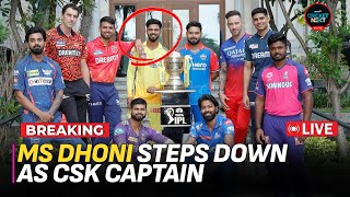 IPL 2024 MS Dhoni Steps Down Ruturaj Gaikwad Named New CSK Captain [upl. by Zack]