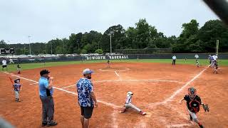 Acworth Warriors vs Hobgood Heat 51824 6u All Star Baseball [upl. by Orelie]