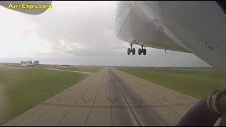 Antonov 225 Mriya outboard camera FULL takeoff worlds LARGEST airplane By AirClips [upl. by Gathard]